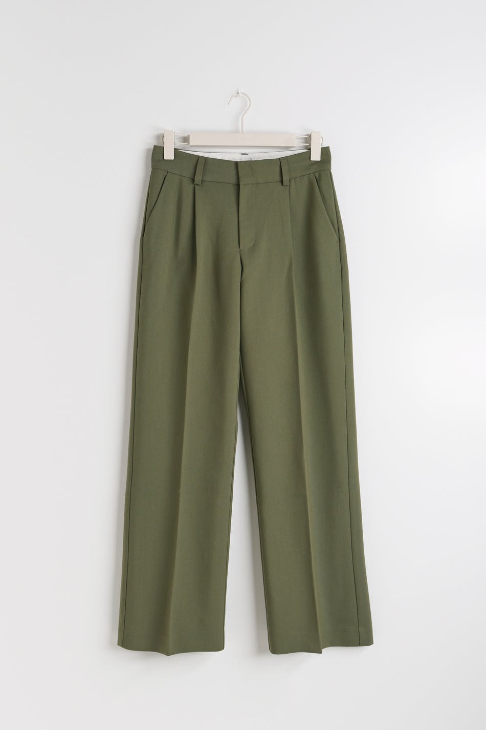 Low waist petite trousers