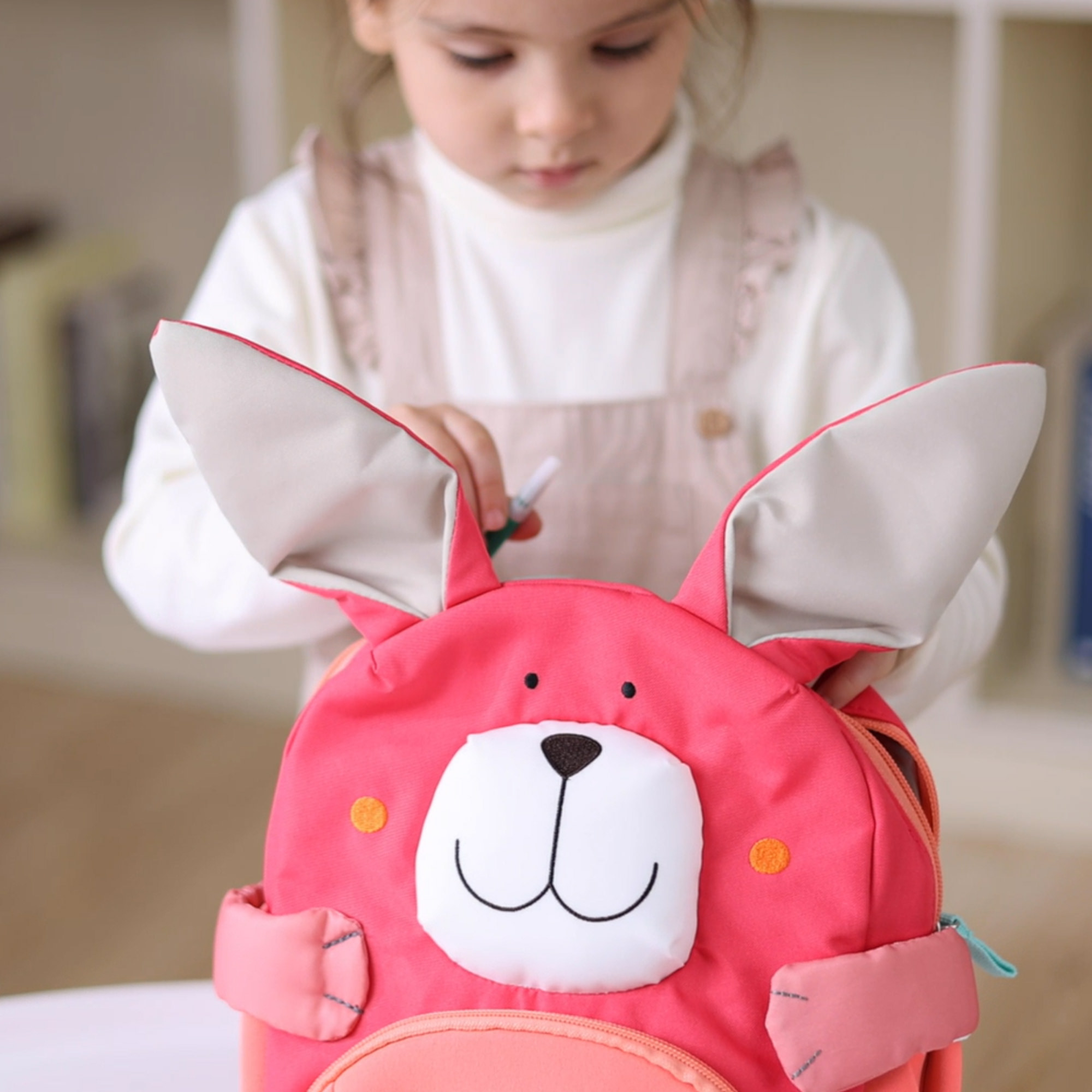Kindergarten Rucksack Hase