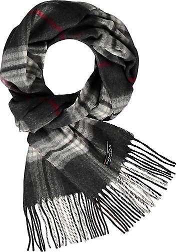 FRAAS Schmaler Cashmink-Schal mit FRAAS Plaid Karo - Made in Germany