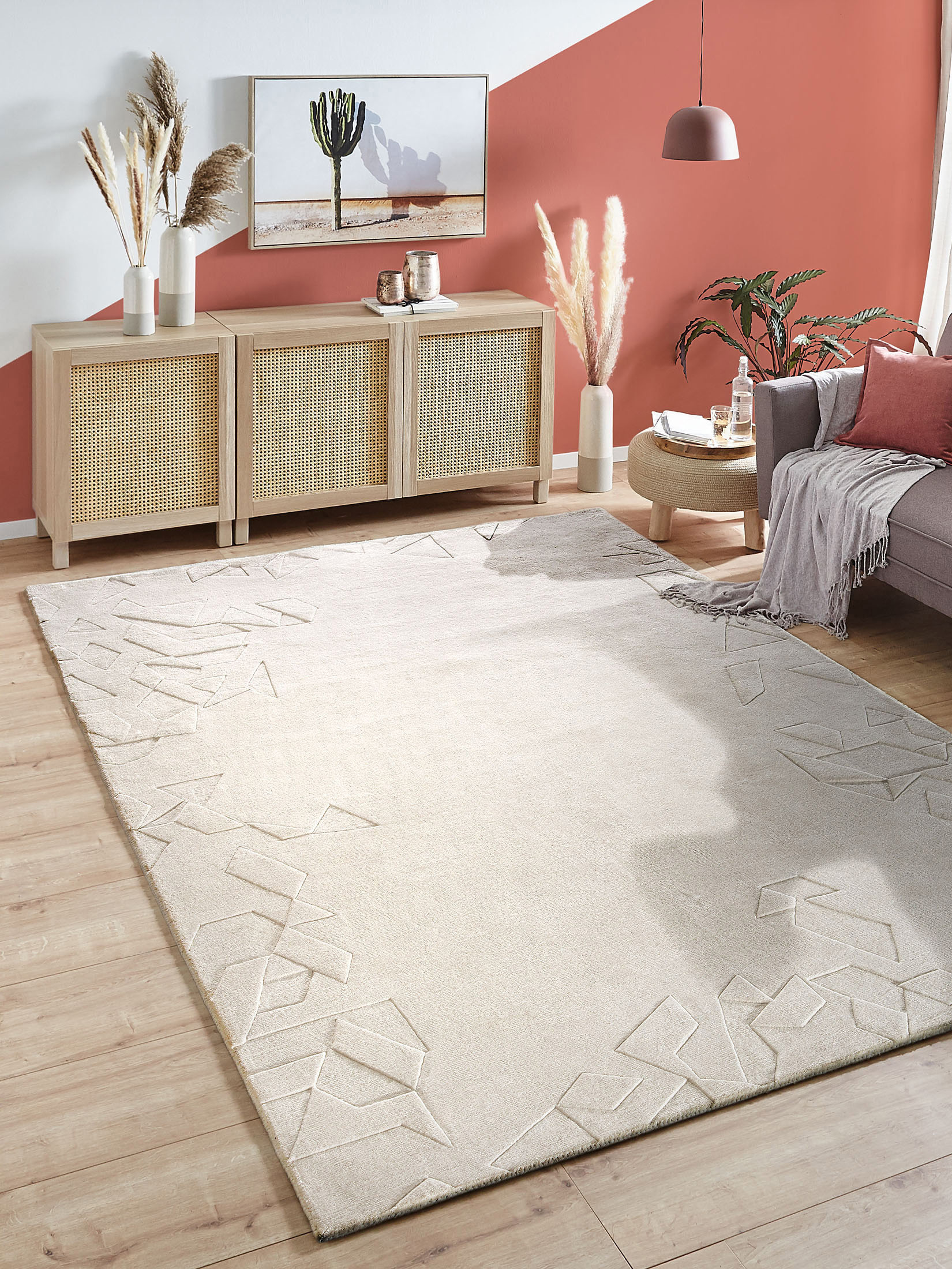 Villamar Moderner Teppich, Ivory