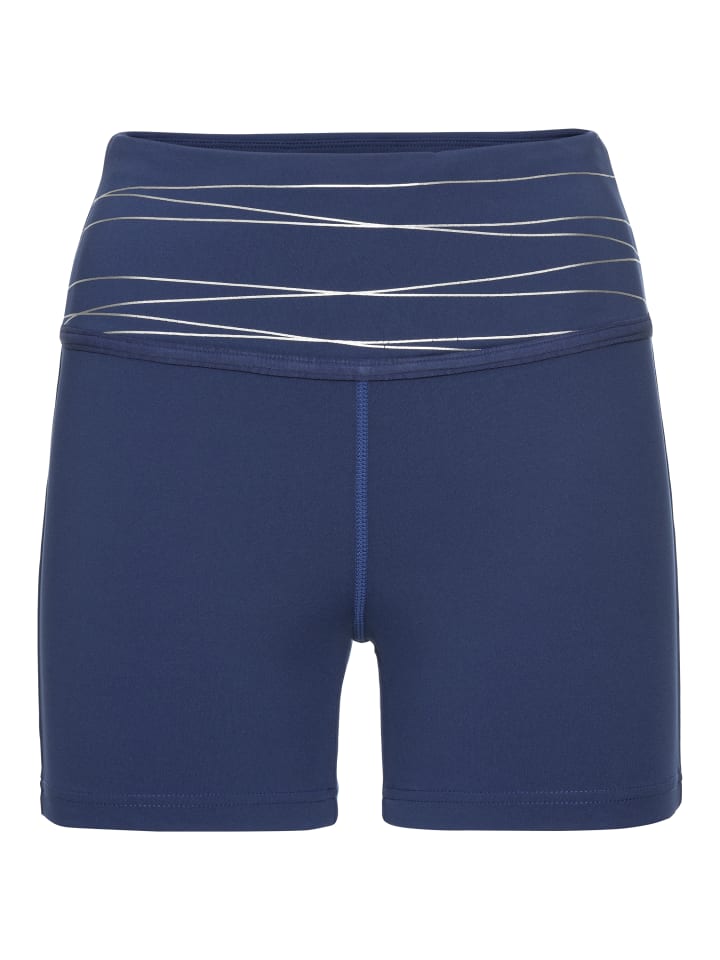 Vivance Active Shorts in dunkelblau, silber günstig kaufen