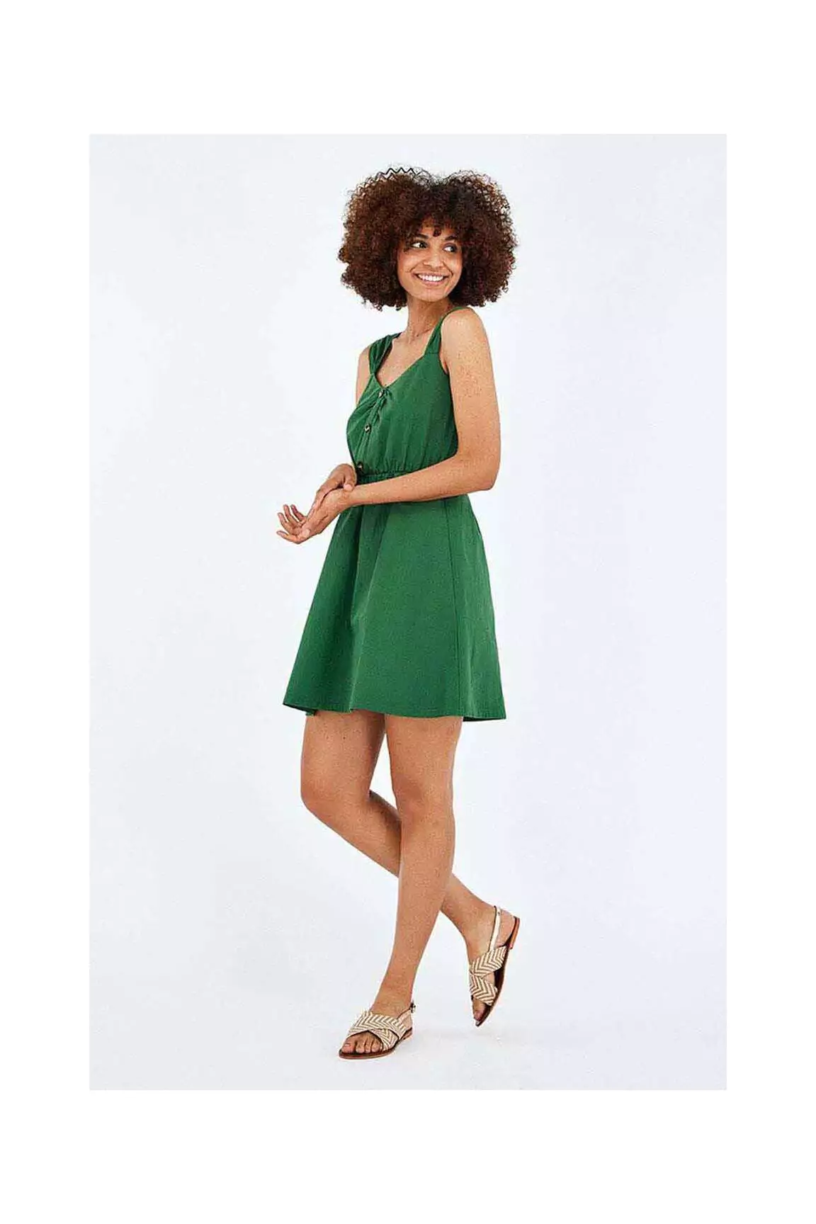 Naf Naf Robes Courtes Femme couleur vert