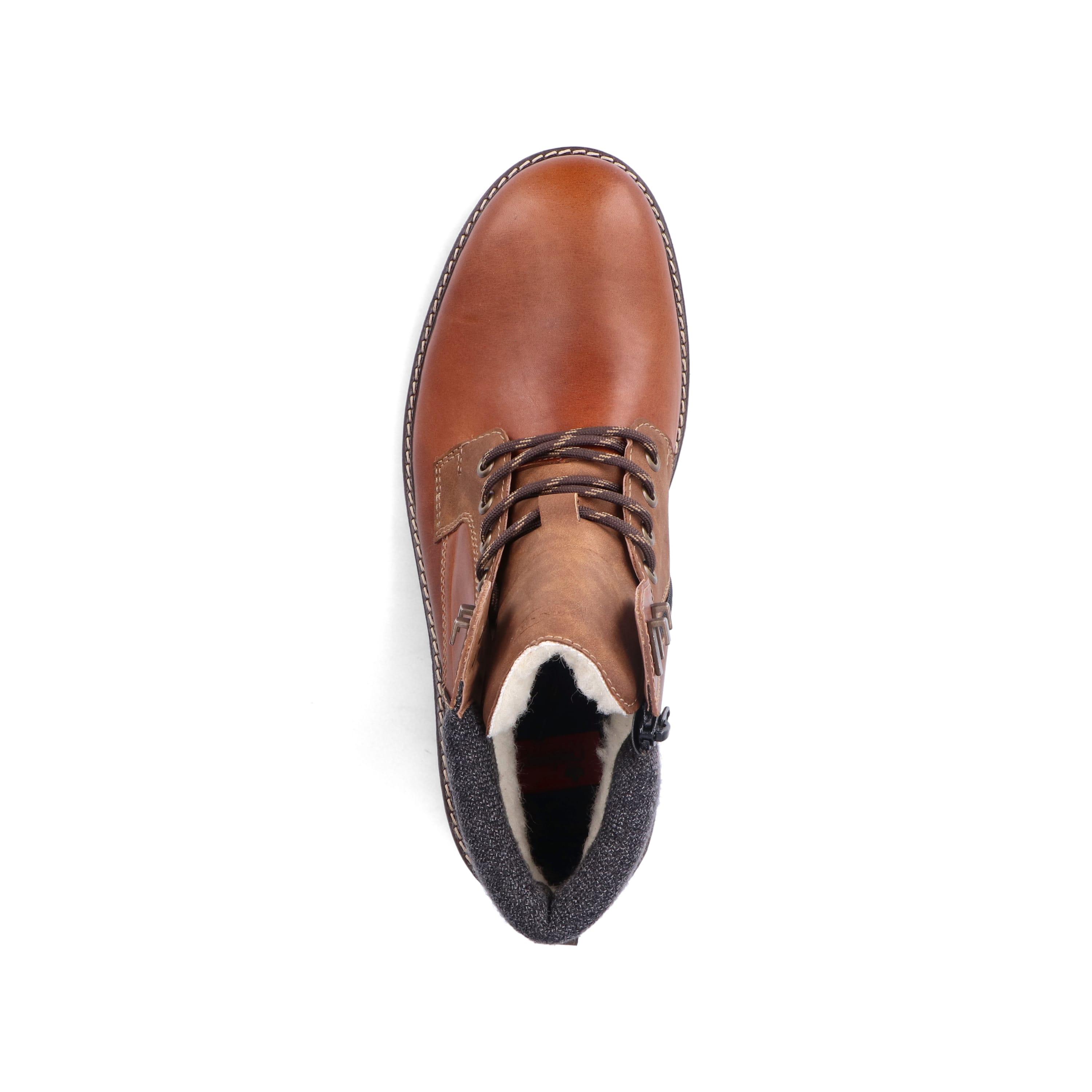 Rieker Herren Schnürstiefel karamellbraun