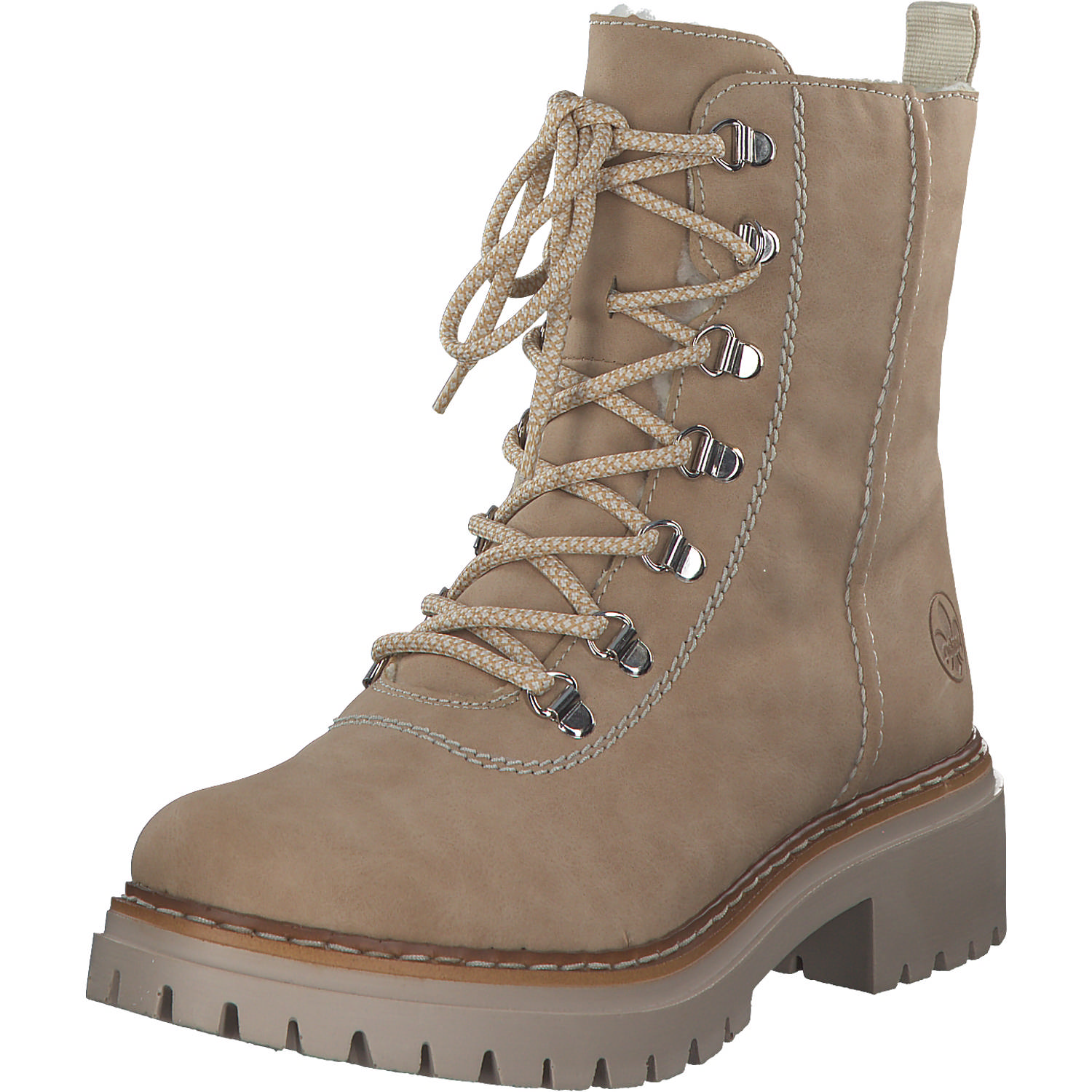Rieker 72643, Schnürstiefel, Damen, marble