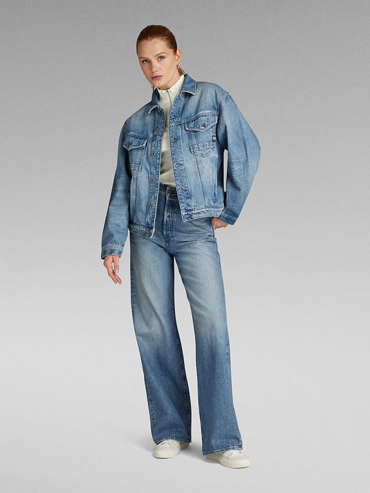 G-Star Jeansjacke in Blau günstig kaufen