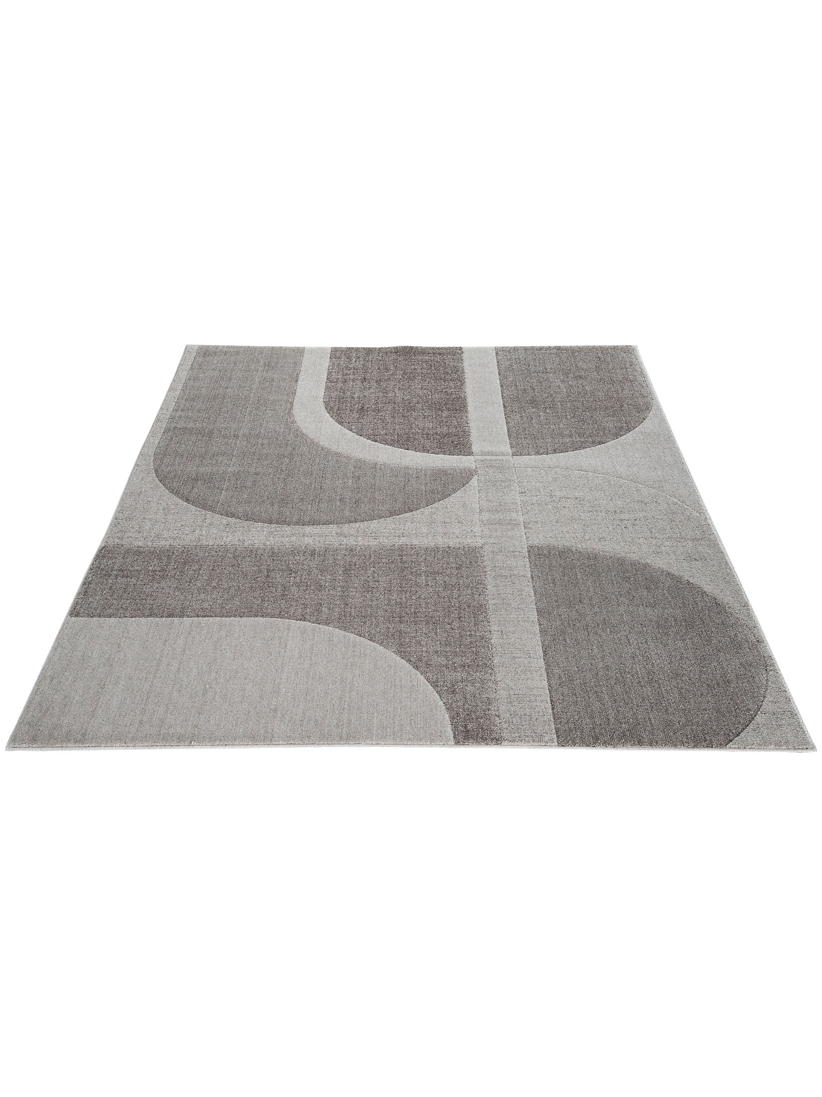 Rockledge Moderner Teppich, Silber-Grau
