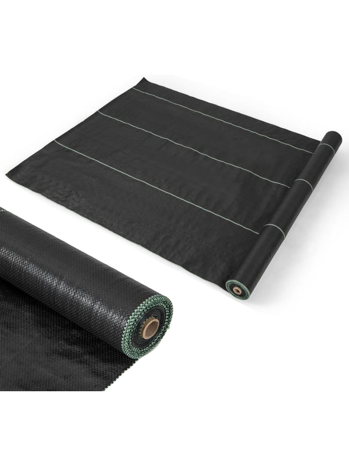 COSTWAY Unkrautvlies 25x2m-100 g/m² in Schwarz günstig kaufen onesize