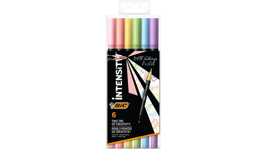 BIC Intensity Pastell Filzstifte 6er Etui
