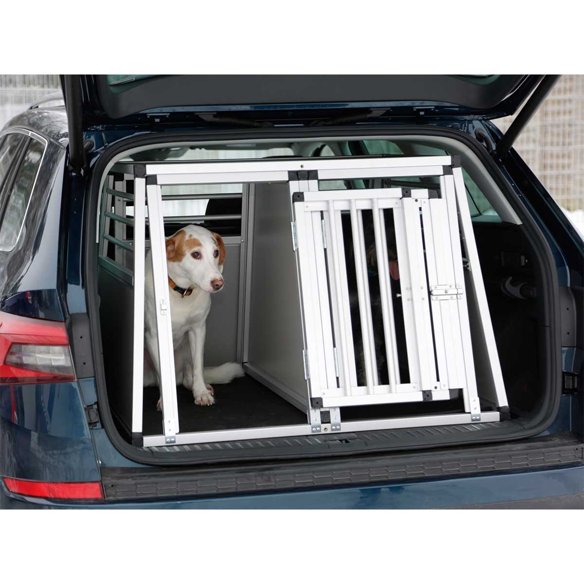 Kerbl Alu-Transportbox zweitürig 92 x 97 x 68 cm bei ZooRoyal