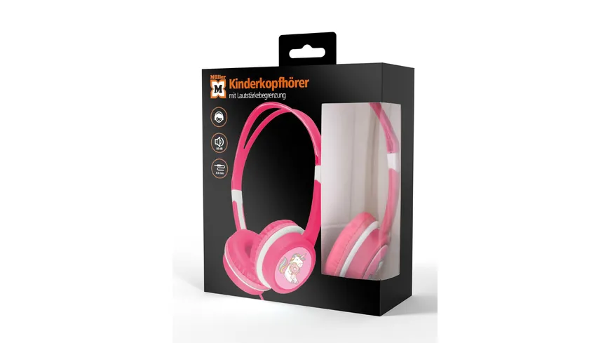 Müller Kinderkopfhörer Pink