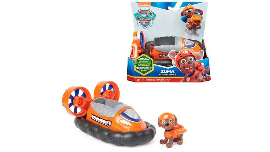 Spin Master - Paw Patrol - Transformierende Basis Fahrzeuge mit Figuren, sortiert, 1 Stück