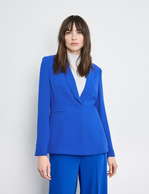 Taillierter Blazer mit Schalkragen