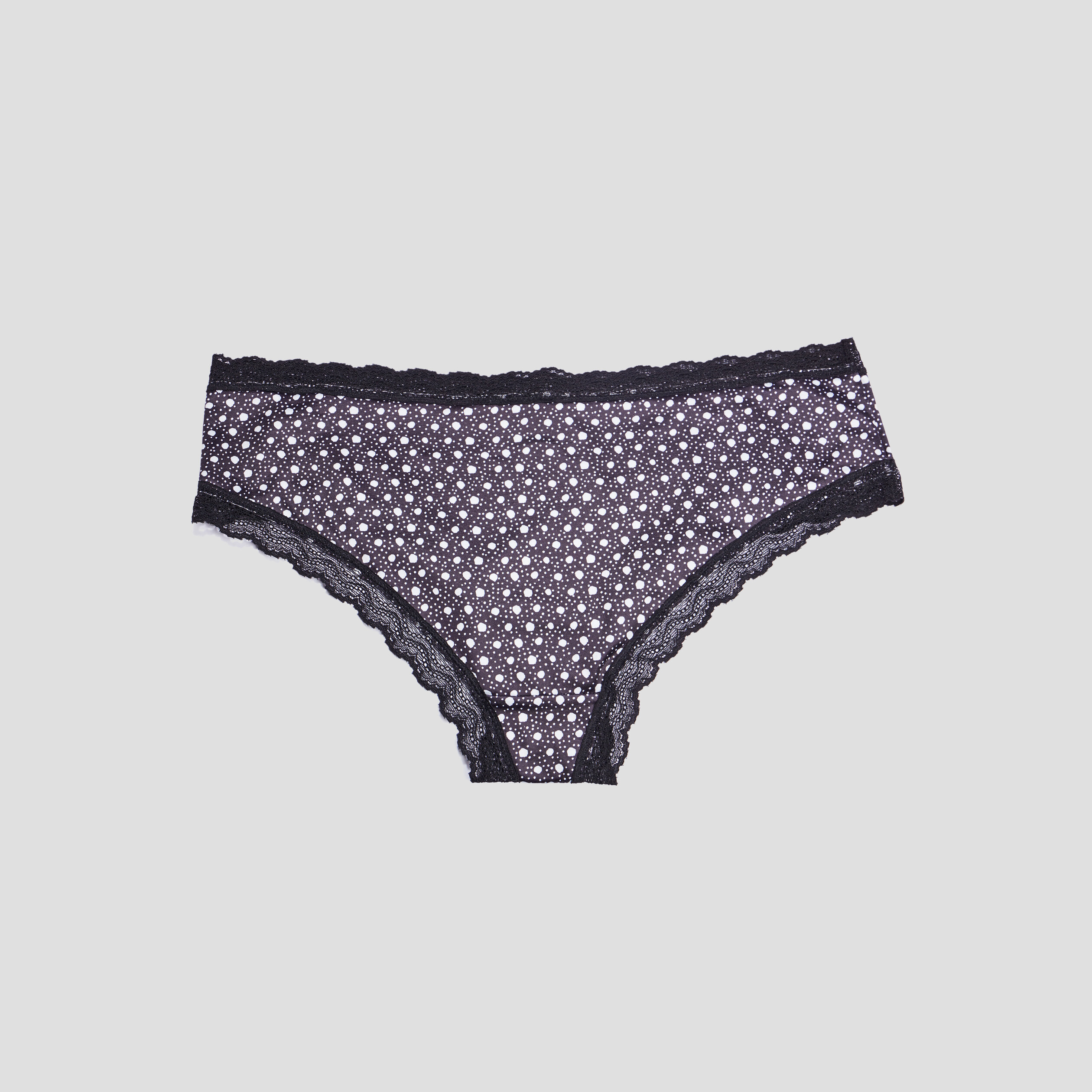 Lot 2 shortys microfibre noir femme | La Halle