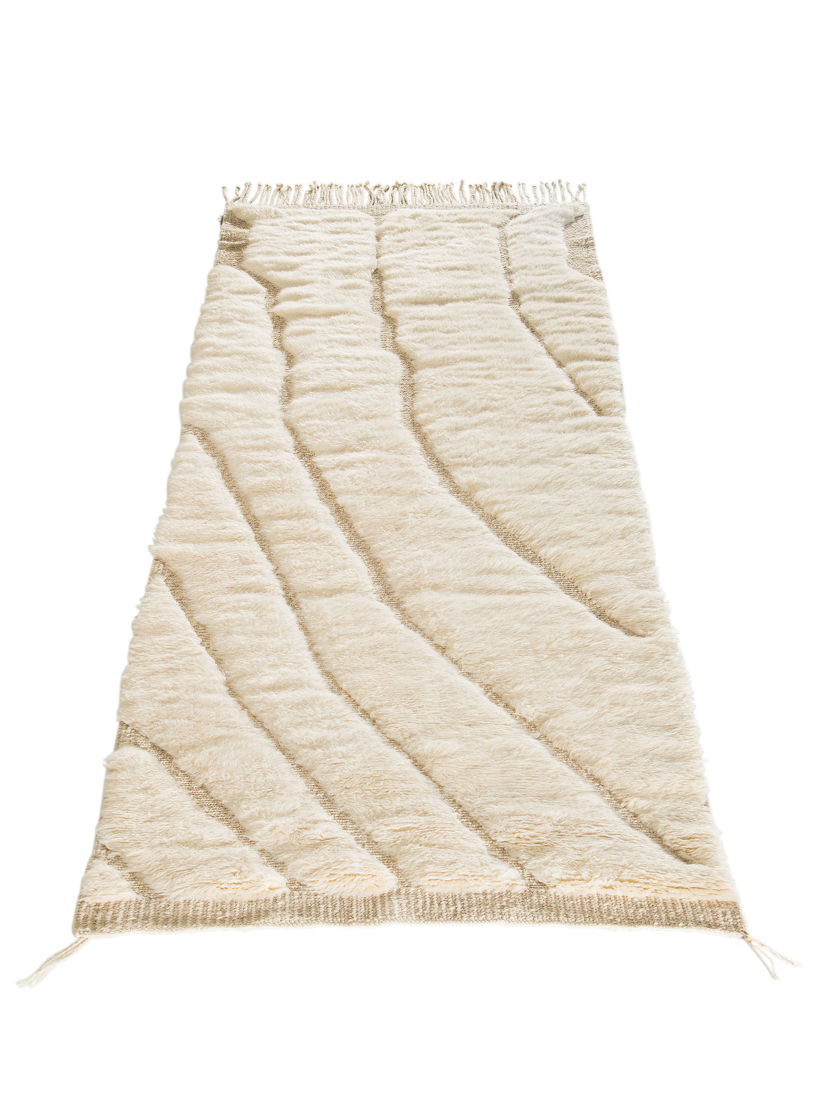 Beni Ourain ca. 100 x 308 cm, Unikat / Einzelstück