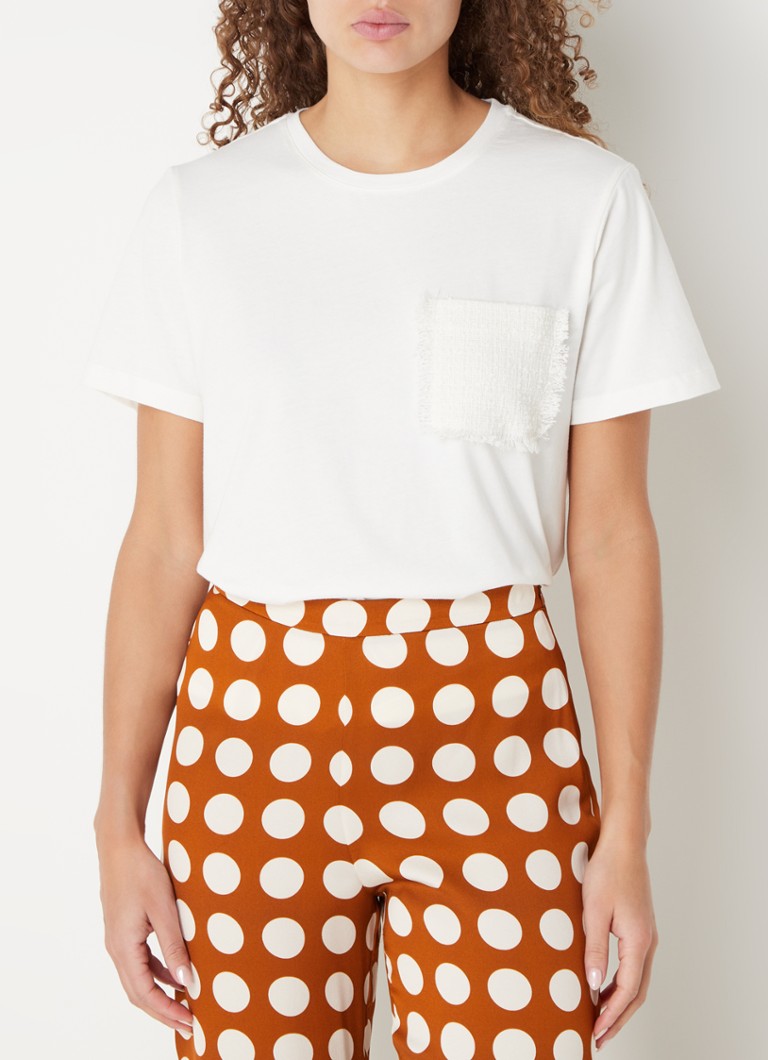L.K.Bennett  Vivienne T-shirt met borstzak