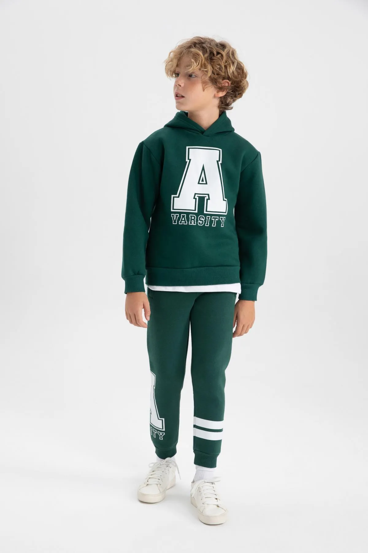 DeFacto  Dickes bedrucktes Kapuzen-Sweatshirt für Jungen