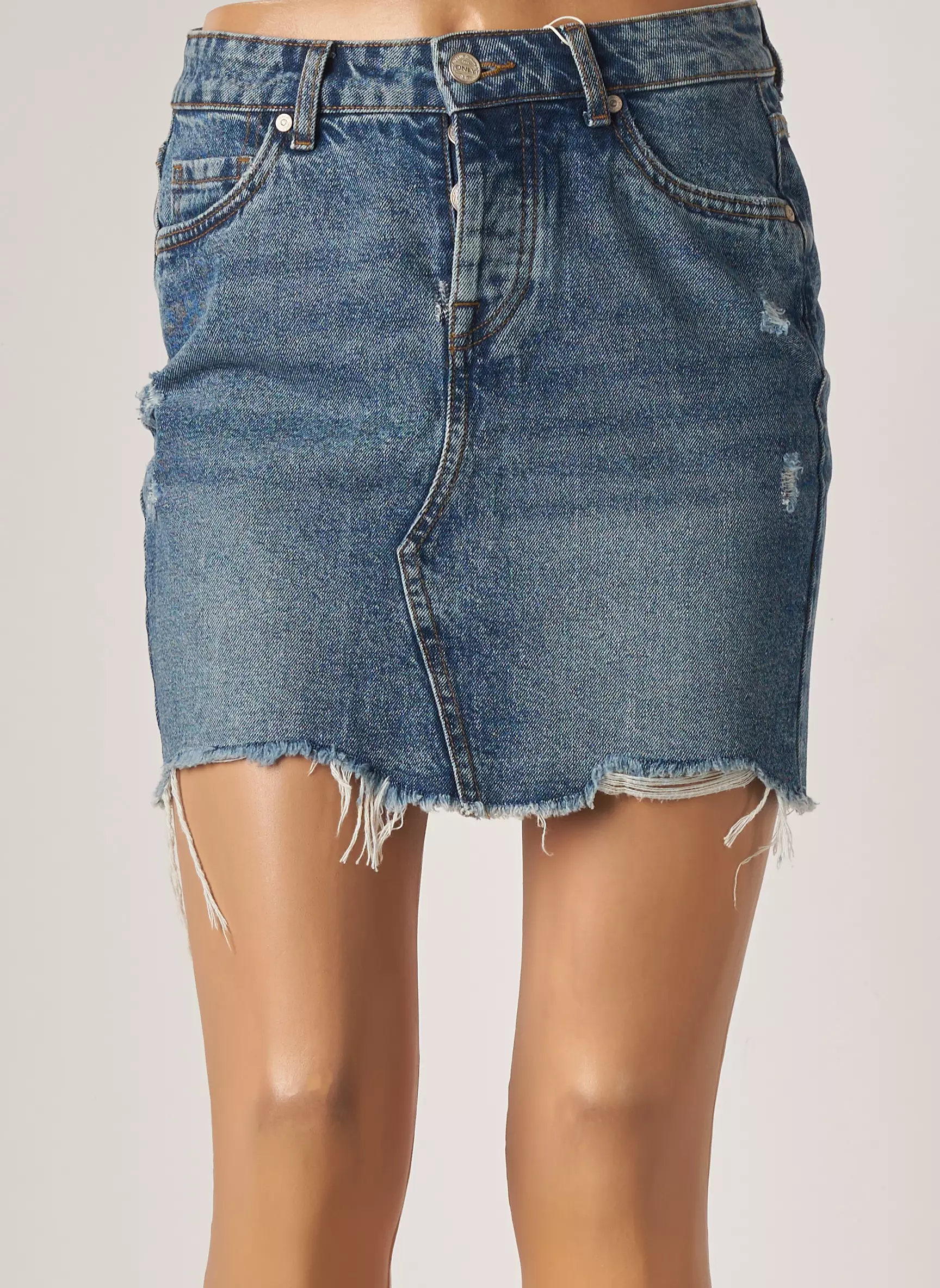 Only Jupes Courtes Femme couleur bleu