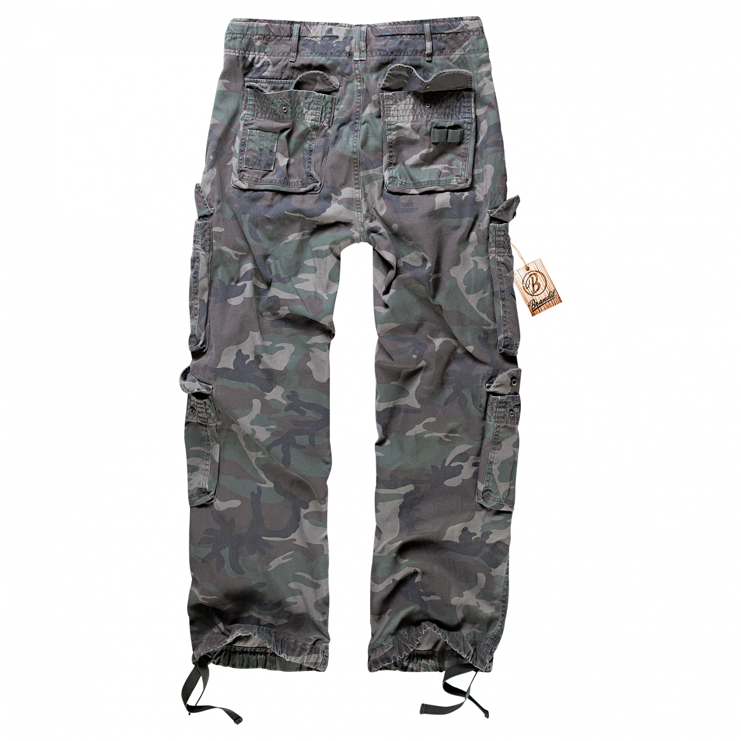 Brandit Herren Cargo-Hose Pure Vintage (woodland)
