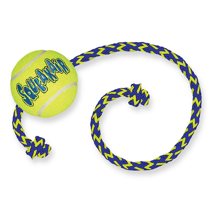 KONG SqueakAir Ball mit Seil zu TOP-Preisen