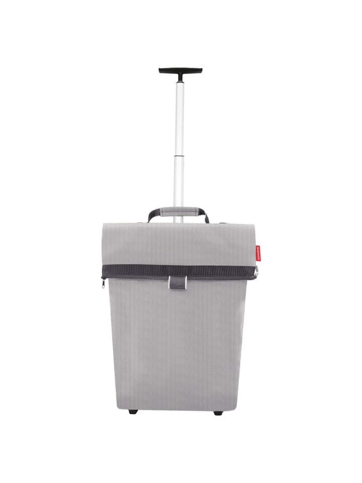 Reisenthel trolley M - Einkaufstrolley 53 cm (glossy dots black) in herringbone grey günstig kaufen onesize