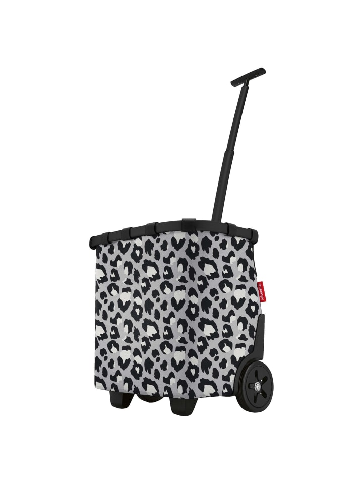 Reisenthel carrycruiser - Einkaufstrolley 47.5 cm (frame raffia black) in frame leo nero günstig kaufen onesize
