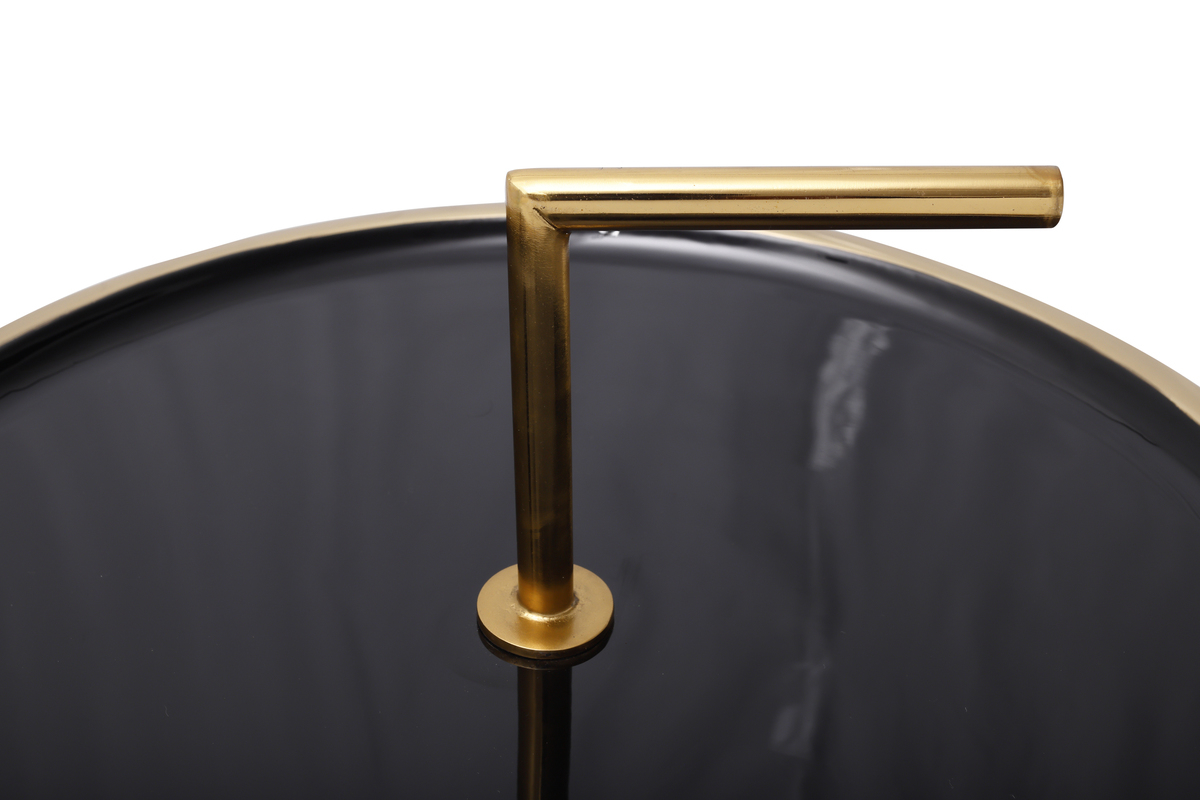 Kayoom Beistelltisch Art Deco 535 Schwarz