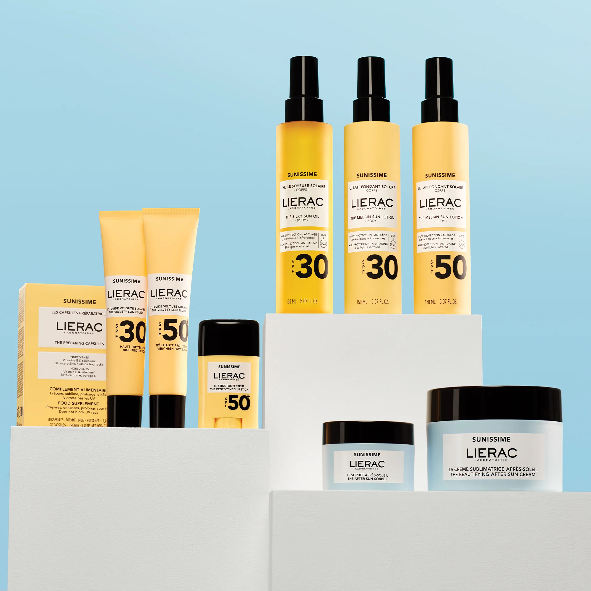 Sunissime Silky Body Sun Oil SPF30 - Aceite corporal solar de alta protección, spray corporal solar de alta protección.