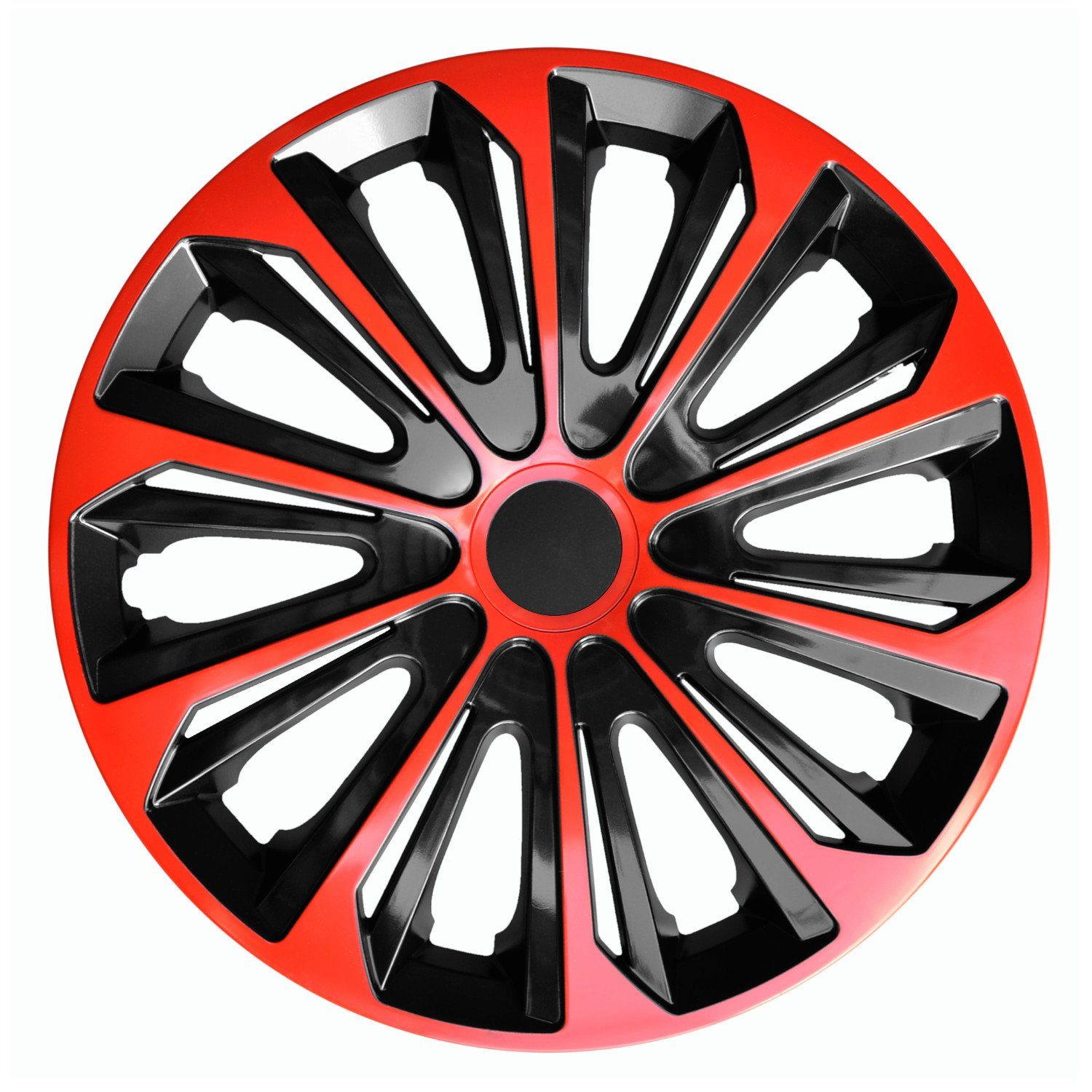 NRM Radkappen STRONG DUO, 16 in Zoll, Radzierblenden für Stahlfelgen Satz 4er 16