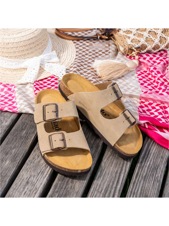 palado Pantoletten in Beige günstig kaufen