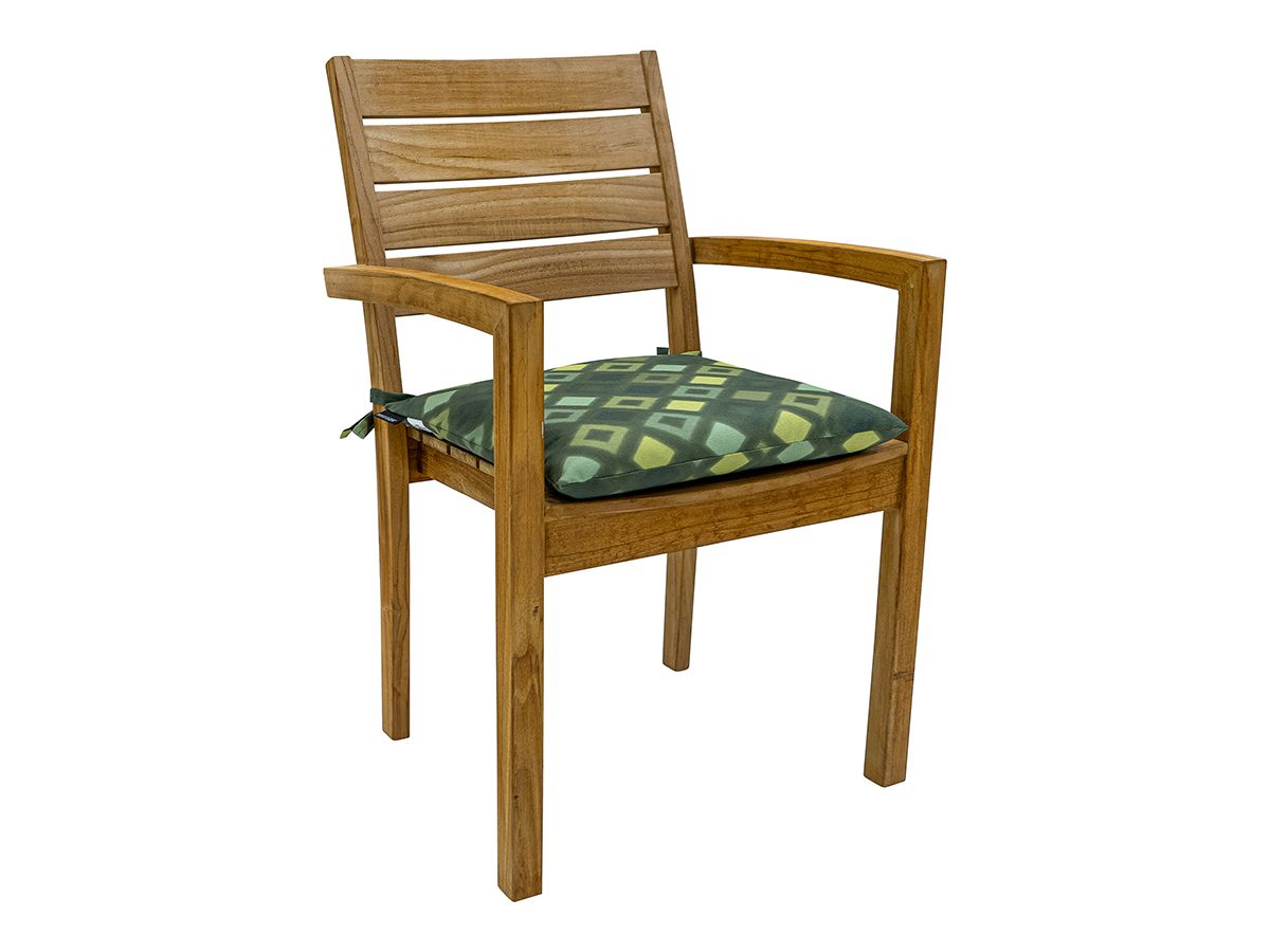 Madison Grids Grün 46 x 46 Sitzkissen