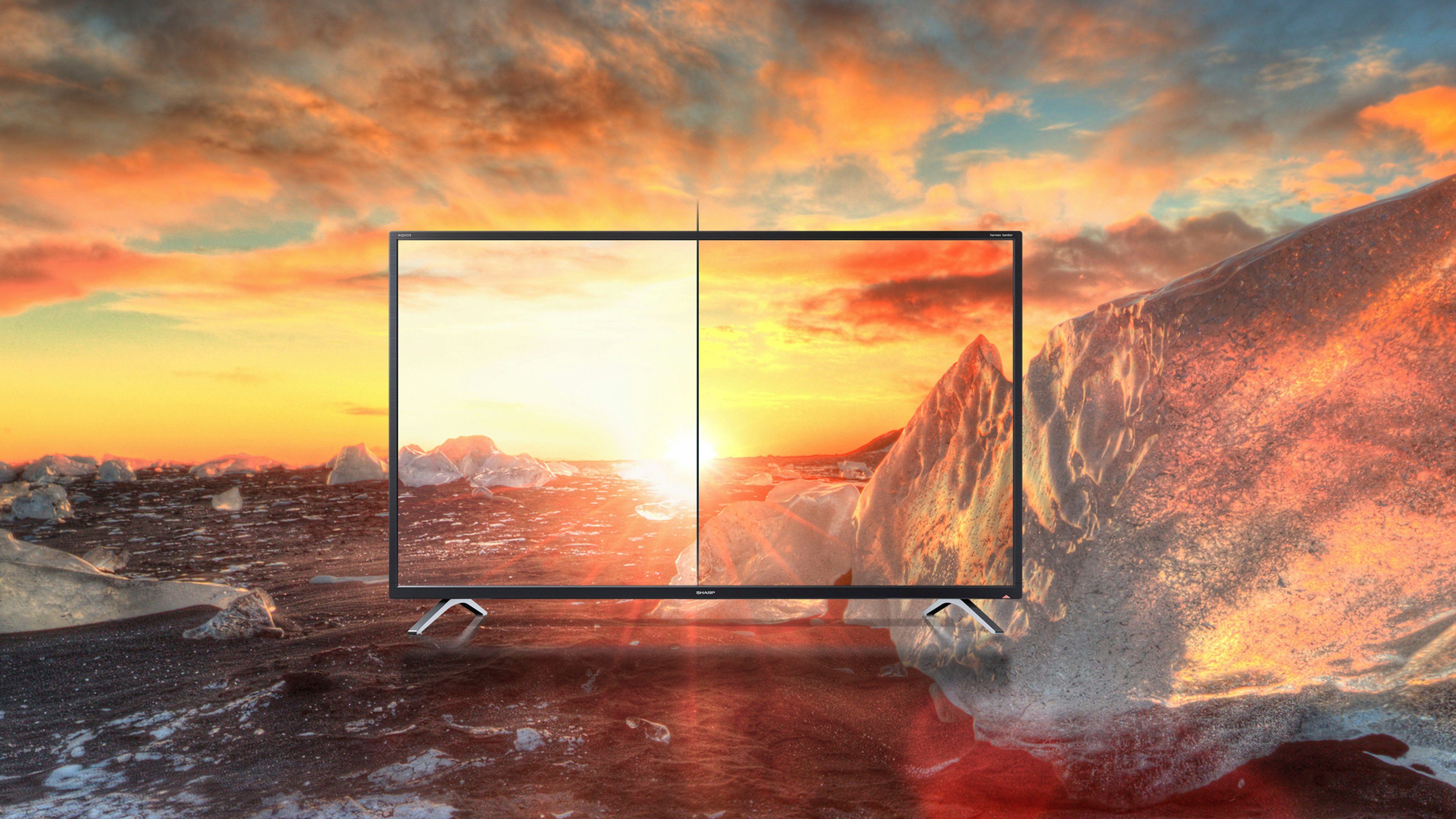 Sharp 4T-C70FL2EL2AB LED-Fernseher (177 cm/70 Zoll, 4K Ultra HD, Android TV, Smart-TV, HDMI 2.1)