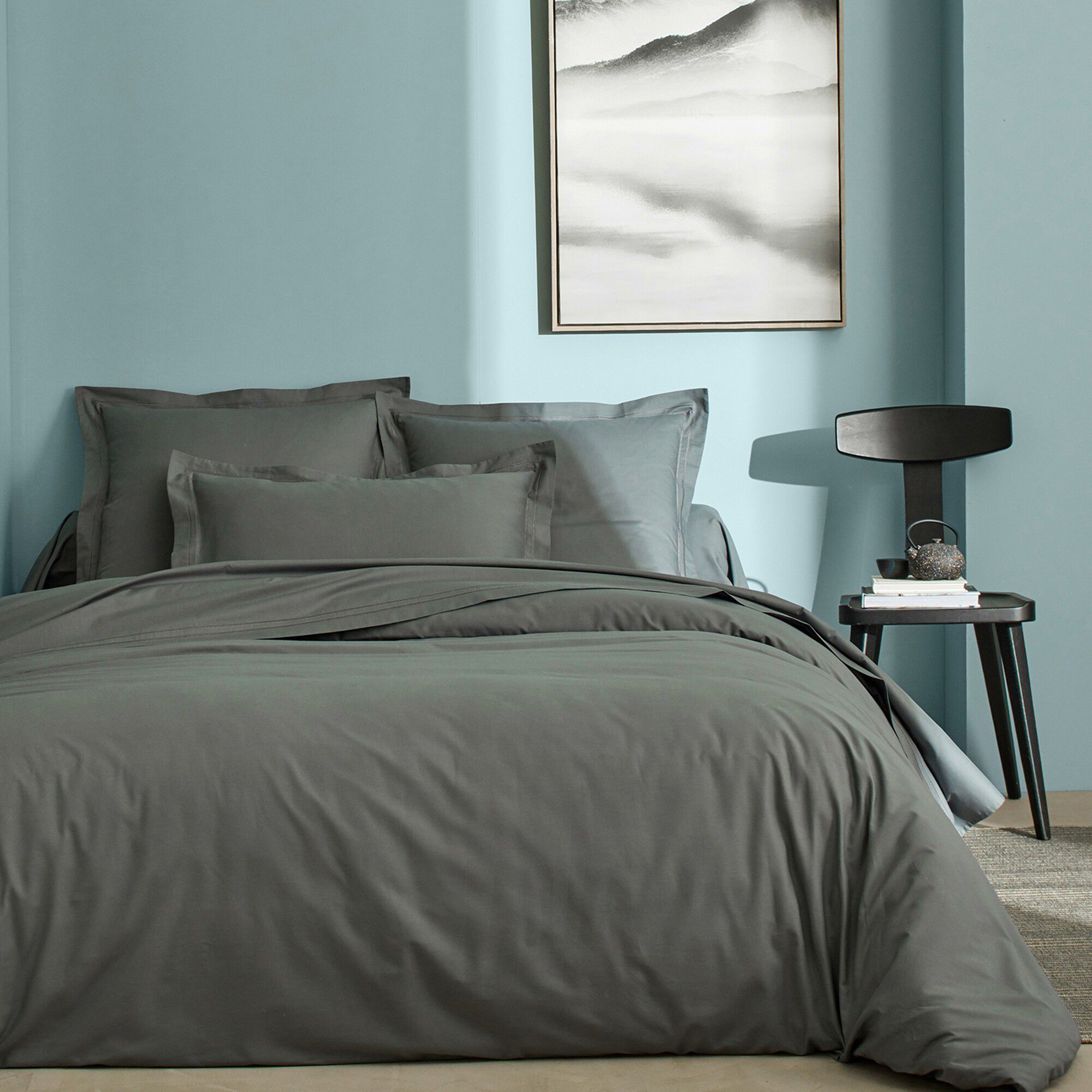 Linge de lit uni percale