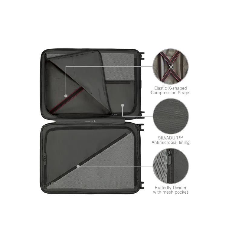 Victorinox Airox Advanced Medium Case Erweiterbar (69 cm) - Black