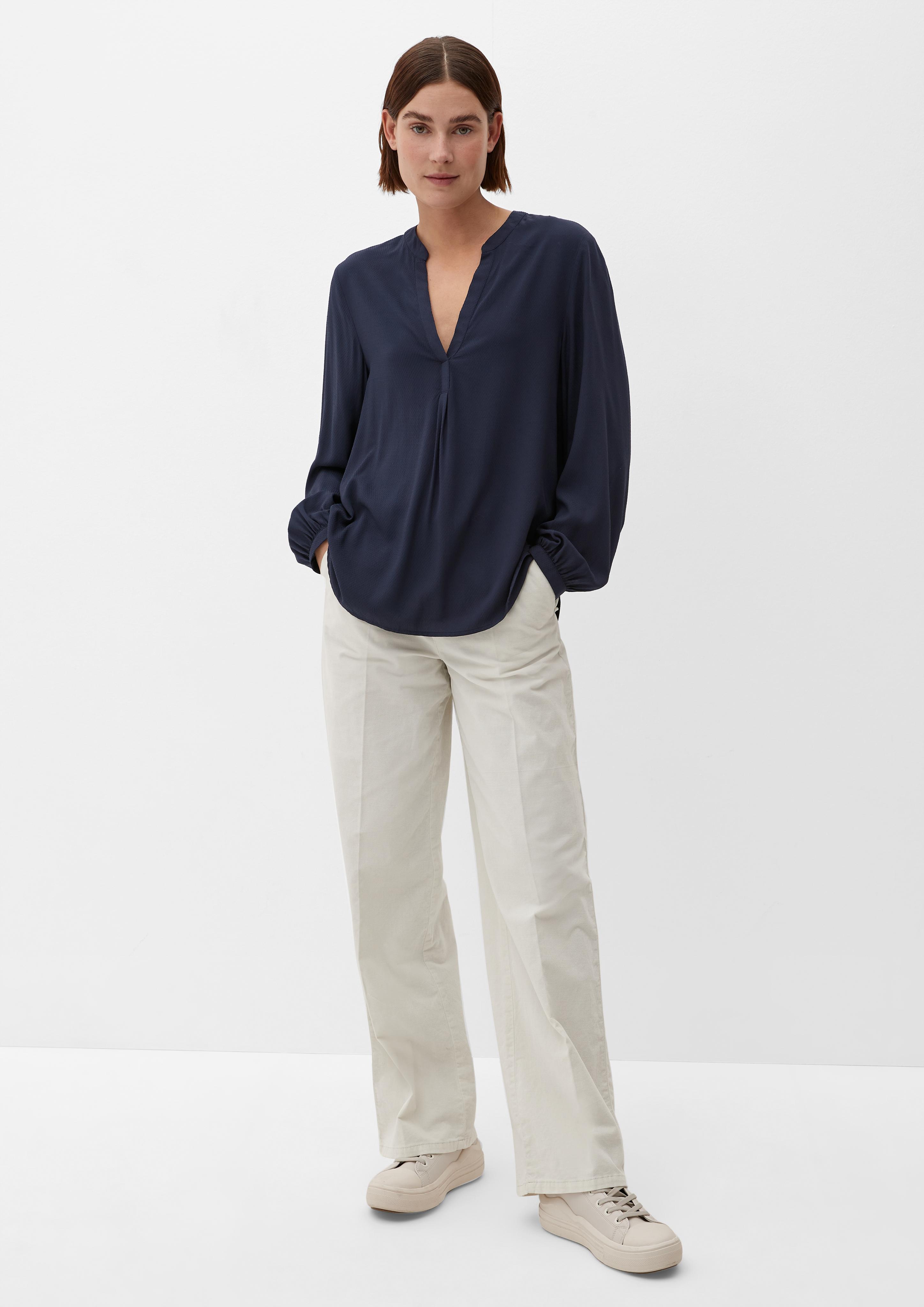 Viskosebluse mit Dobby-Struktur  2129597-5959