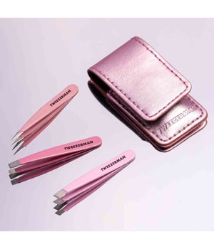 Tweezerman Micro Mini Pinzetten Set 3-tlg. Pink Pinzette-1 Stk