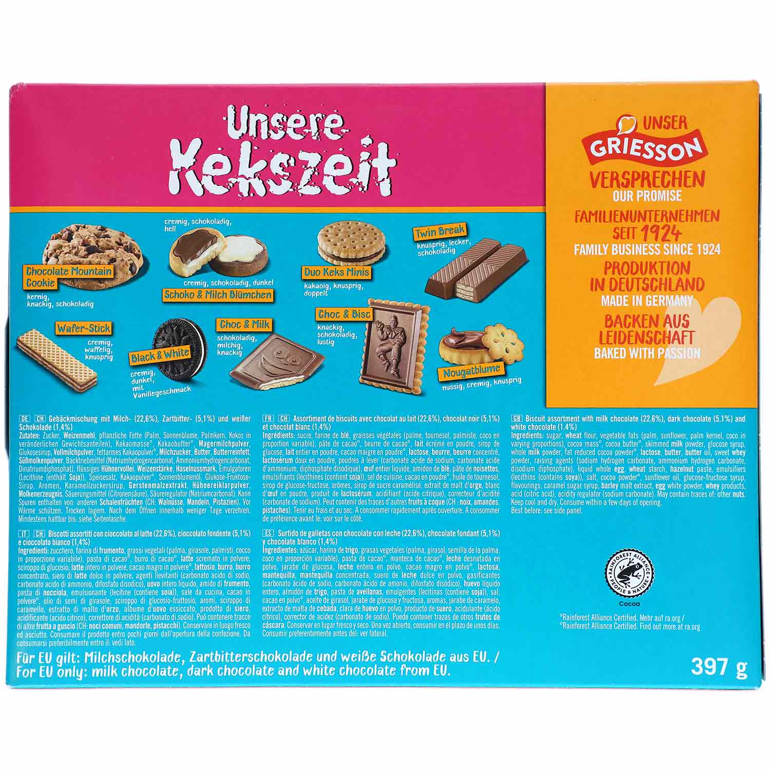 Griesson Unsere Kekszeit 397g