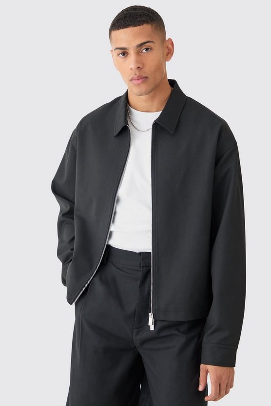 Smarte Jacke mit Reißverschluss