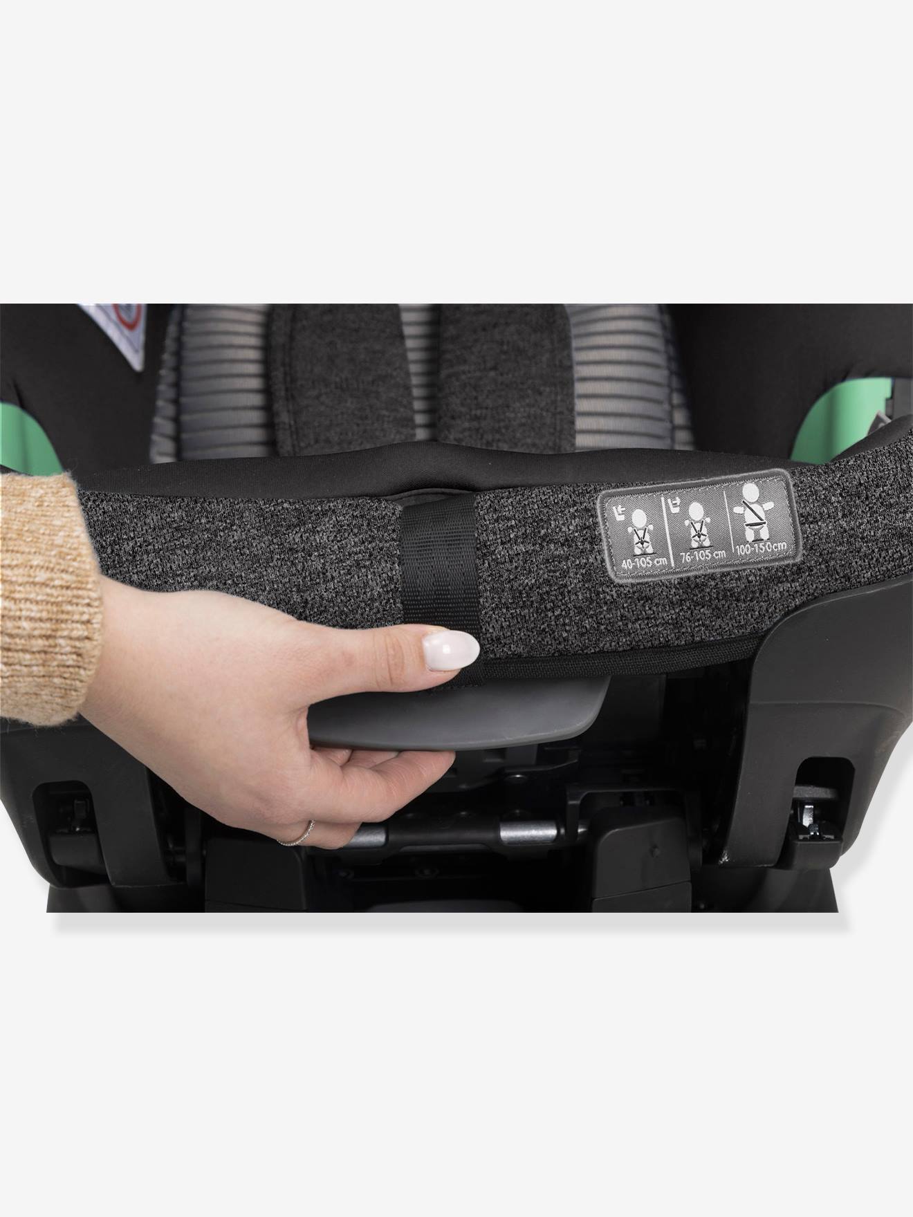 Chicco Kindersitz mit Basis Bi-Seat Air 360 i-Size CHICCO, 40-150 cm, Gr. 0+/1/2/3 - schwarz