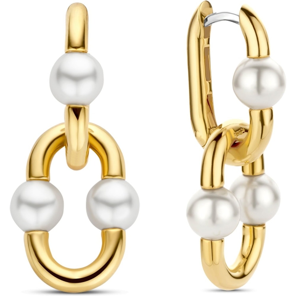 TI SENTO - Milano Créoles 925 Argent Boucles d'oreilles