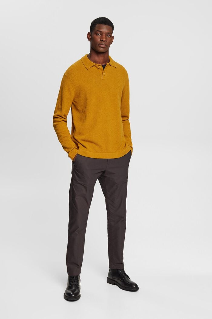 Pullover mit Polokragen