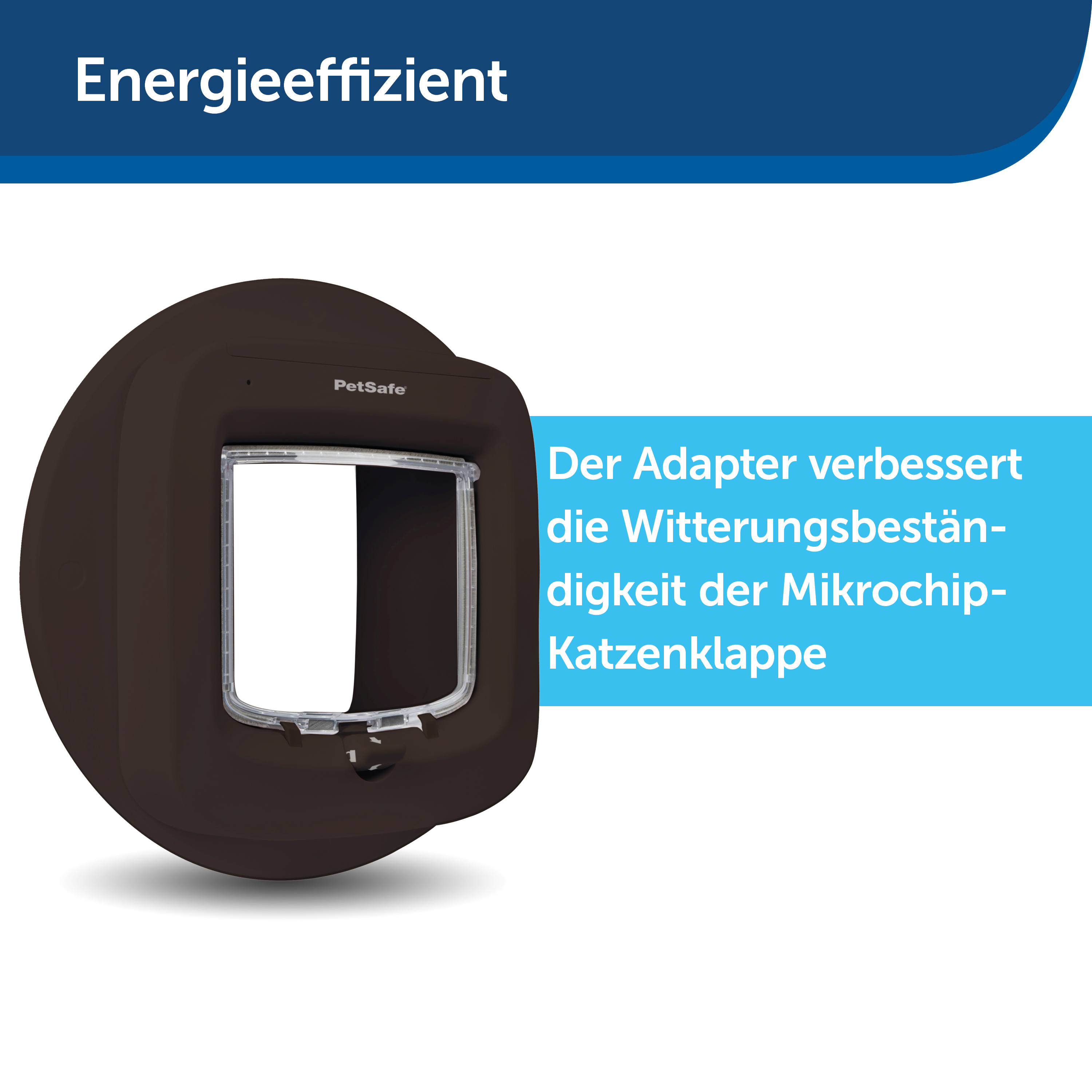 PetSafe Klappen & Türen PetSafe Einbauadapter für Mikrochip Katzenklappe braun