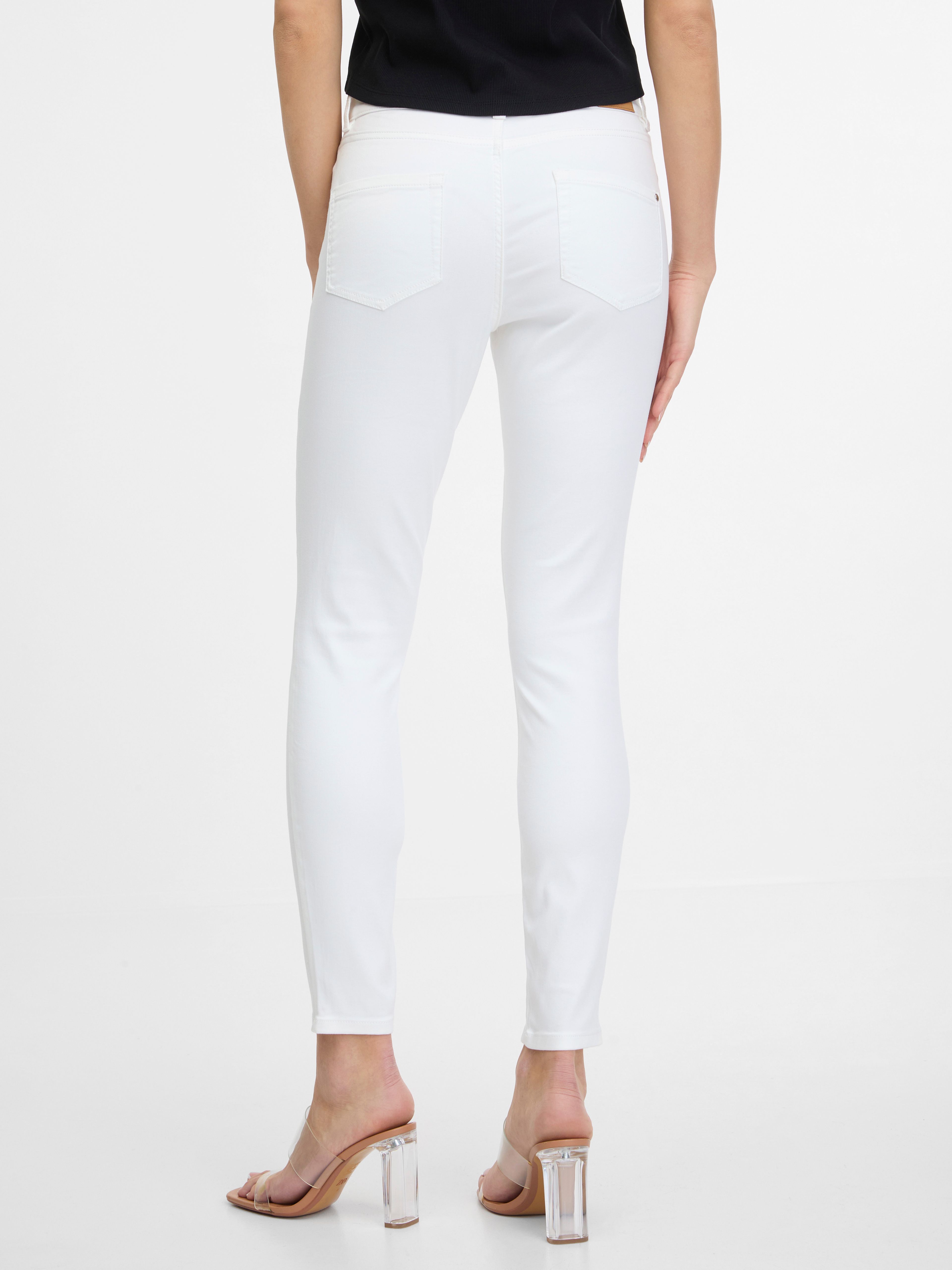 Weiße Damenjeans Skinny Fit ORSAY