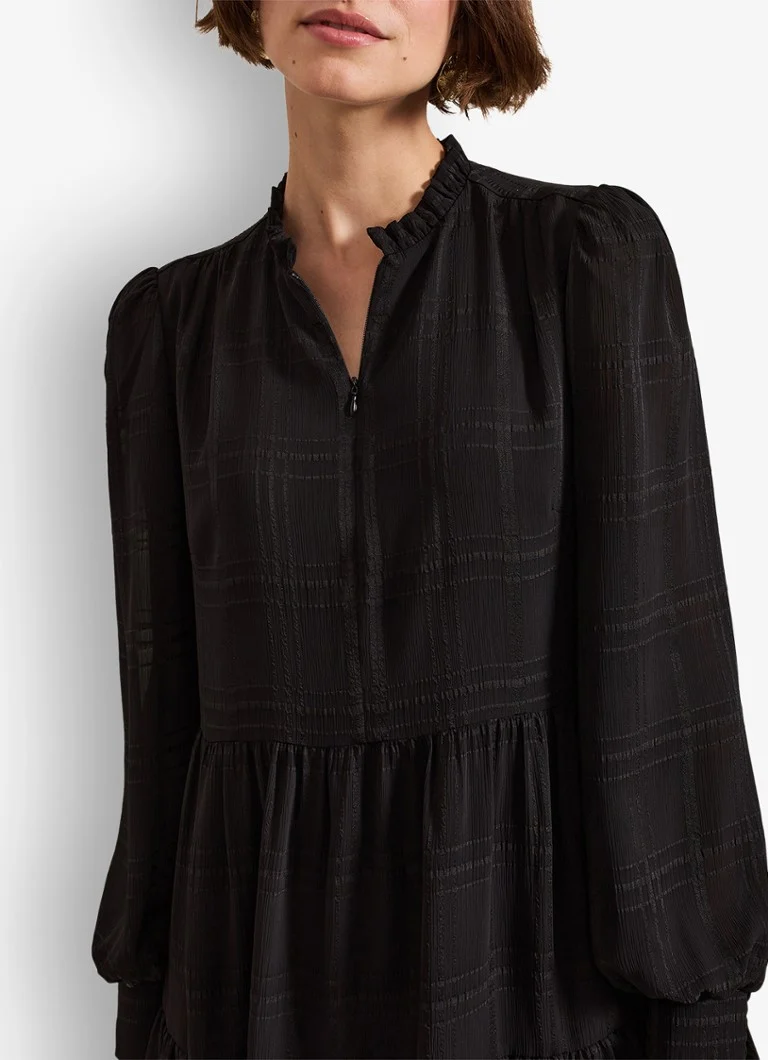 Rochie-tunică Shreya Phase Eight cu imprimeu în carouri scurte