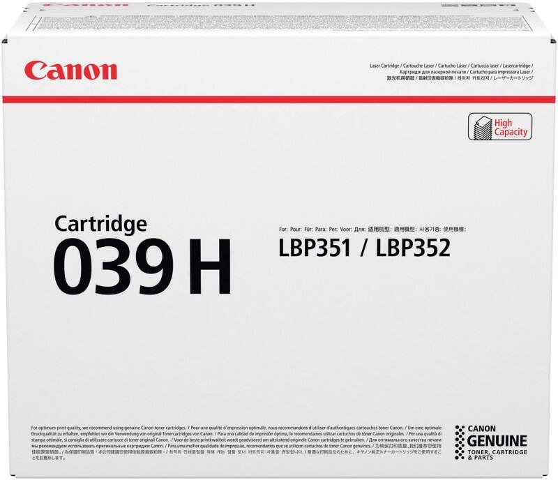 Canon CRG 039H Original Tonerkartusche Schwarz
