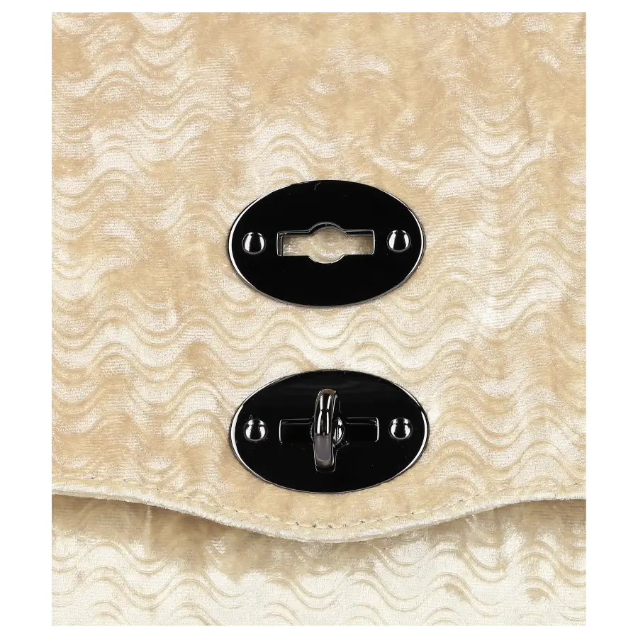 Zanellato - Handtasche POSTINA S Samt - beige