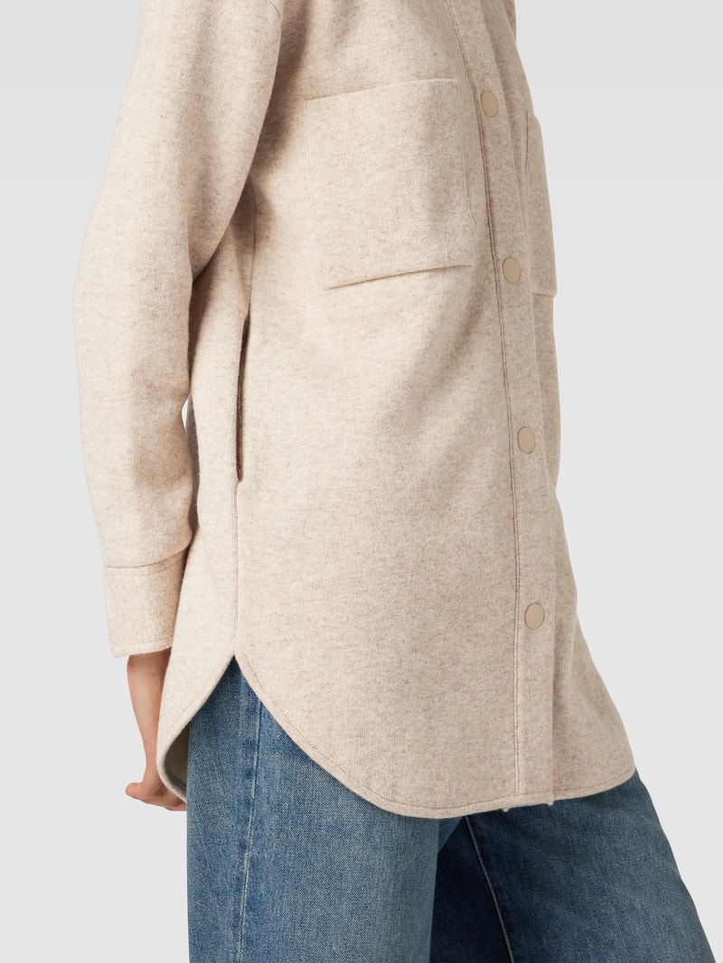 Hemdjacke mit Brusttaschen Modell 'ALMARAA' in hellbraun