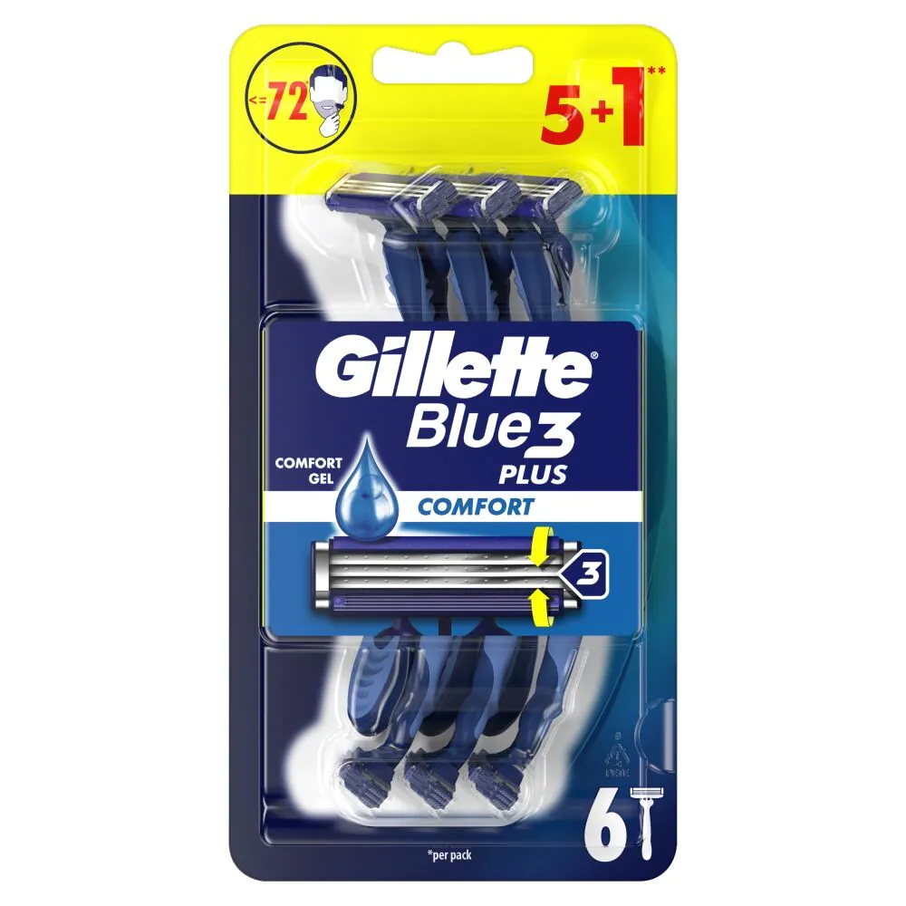 Gillette Blue3 Comfort 5+ skustuvai