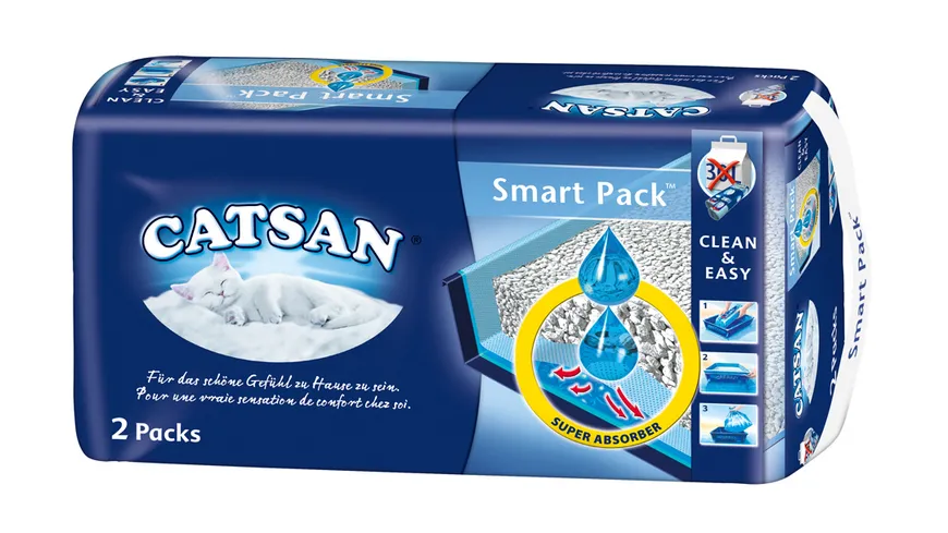 CATSAN™ Hygiene Plus SMART PACK™ 2 x 4l 8 l