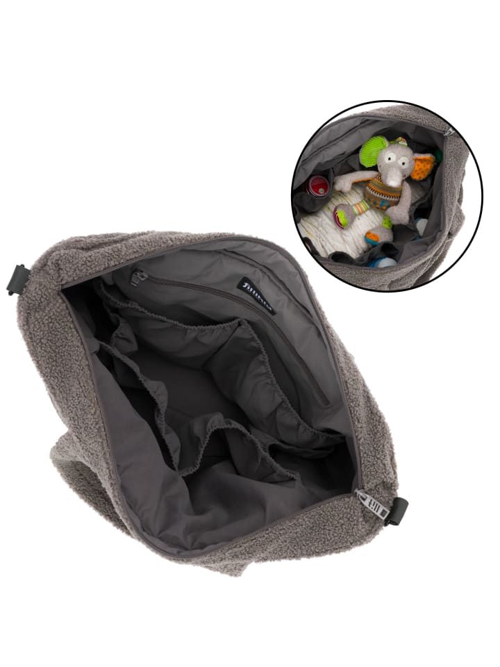 fillikid Wickeltasche Teddy Big Exklusiv in Grau günstig kaufen onesize
