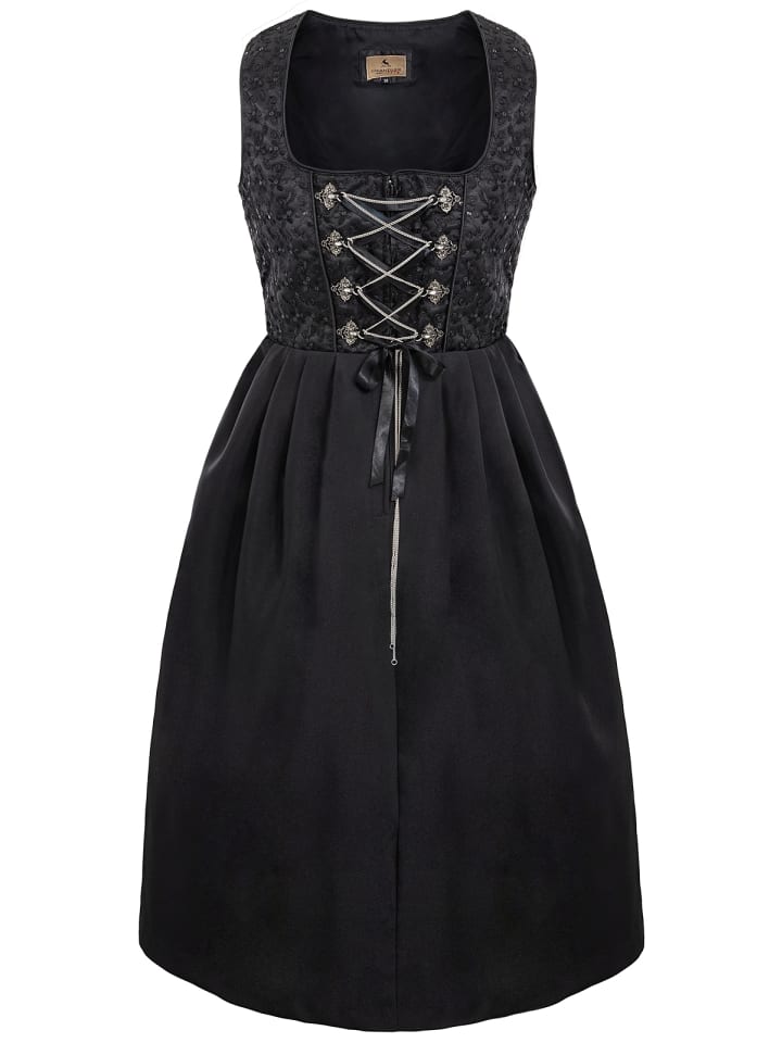 Gwandler Dirndl INA in schwarz günstig kaufen